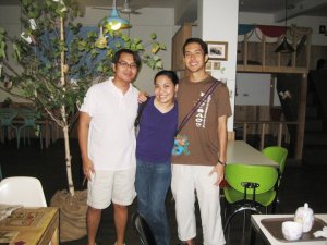 Flashback to 2010... My Campus Ministry Friends from DLSU (R to L: The Campus Minister, The ENT Resident, and The Seminarian) 